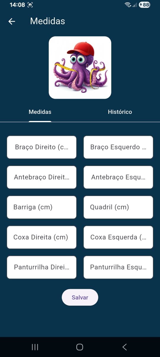 Histórico de Medidas